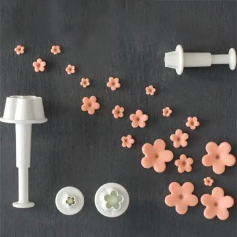 

Cutter Cake Tools Fondant Cookie Cutter Baking Accessories Cookie Cutter Mold White Wedding Flower Cake Plunger Wholesale Hot