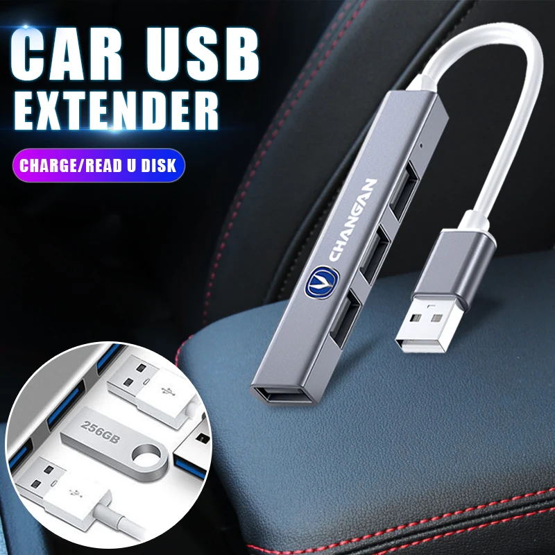 

Автомобильный USB-разветвитель, 1 шт., разветвитель портов питания, несколько расширителей для Peugeot 206, 207, 208, 307, 308, 3008, 2008, 508, 407, Rcz, аксессуары