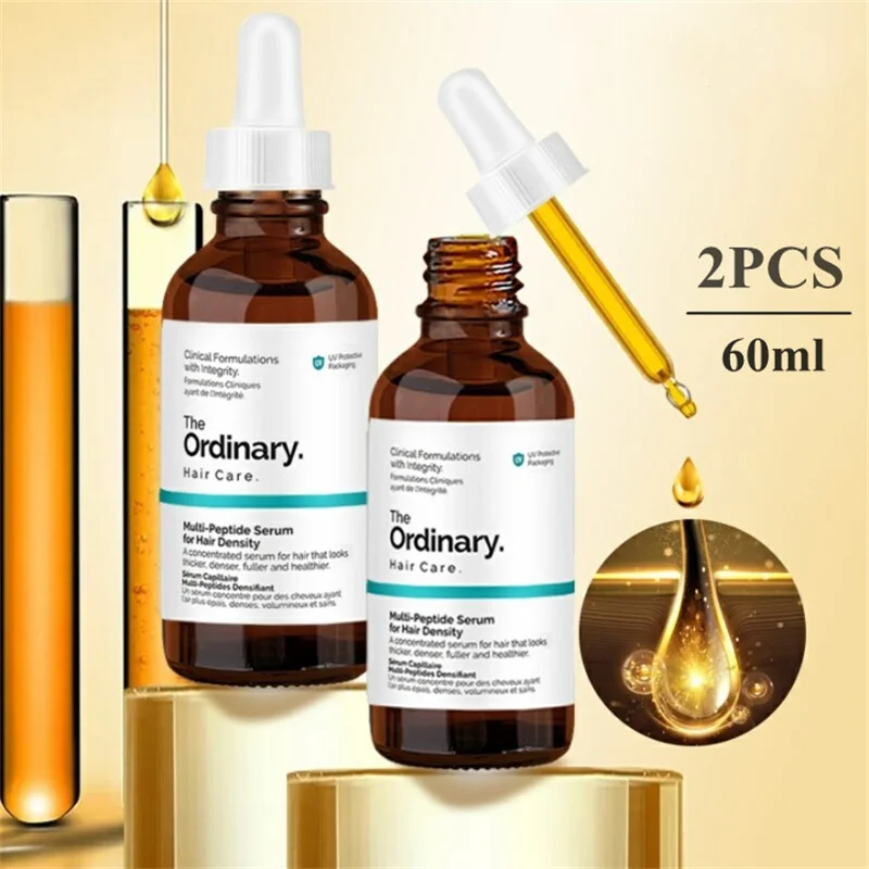 

2PCS Ordinary Multi-Peptide Serum For Hair Density Hair Growth Health Activates Hair Follicles Promotes Collagen Hair Care