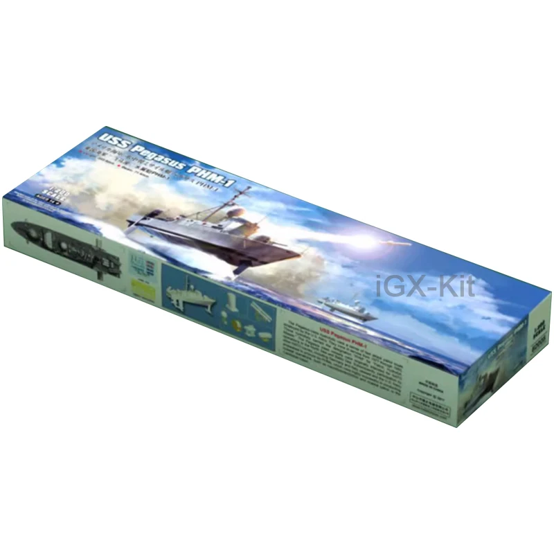 Фото HobbyBoss 82005 Масштабная модель 1:200 военного корабля USS Pegasus PHM1 PHM-1, пластиковый сборный конструктор для хобби №2