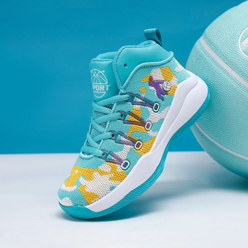 Baby Girl Shoes 2022 High Quality Children Kids Sneakers Girls Basketball Shoes Breathable Non-Slip Boys Sport Shoes Size 31-40