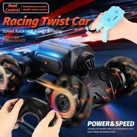 new 4wd 2 4g rc car toy gesture sensing off road drift spray car cool lights music competition climbing stunt car boy gift