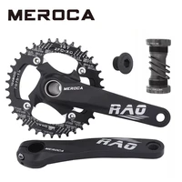meroca mountain bike chainring 104bcd positive and negative tooth discelliptical disc sprocket 32343638t bicycle crank