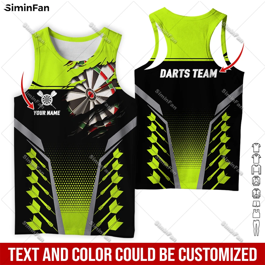 

Custom Name Darts Player Colorful Men Tank Top 3D All Over Printed Male O-Neck Tee Vest Summer Sleeveless Shirt Unisex Singlet-1