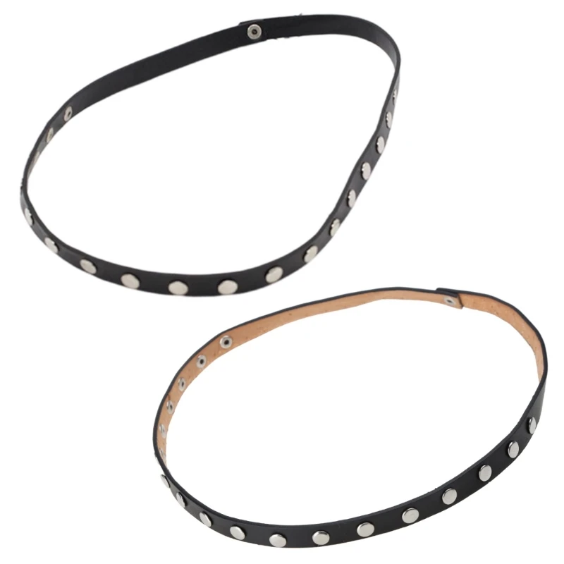 Y1UB Ремни для ковбойской шляпы Кожаные ремешки шляп мужчин Западная шляпа Fedora Hat