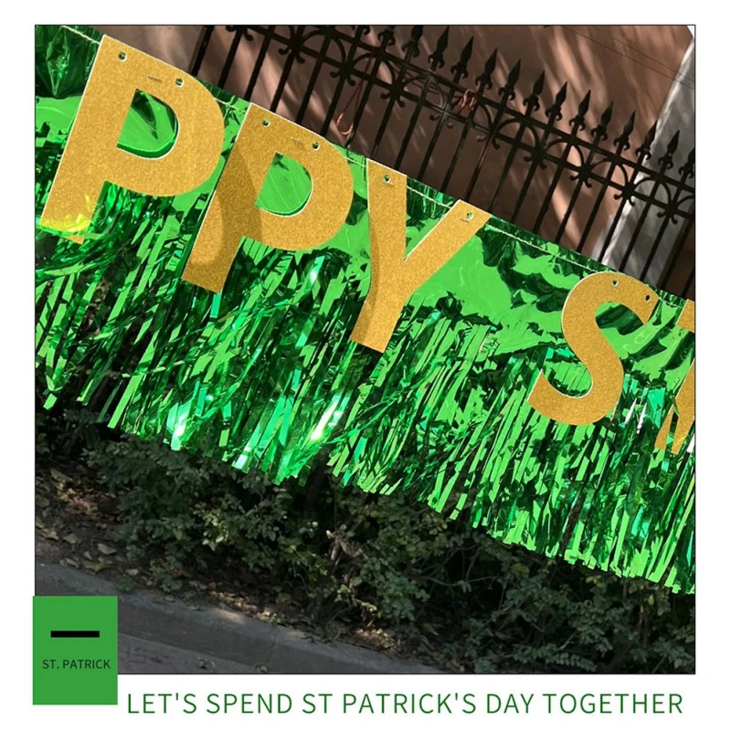 Праздничное украшение ко Дню Св. Патрика темно светильник ые наклейки на удачу