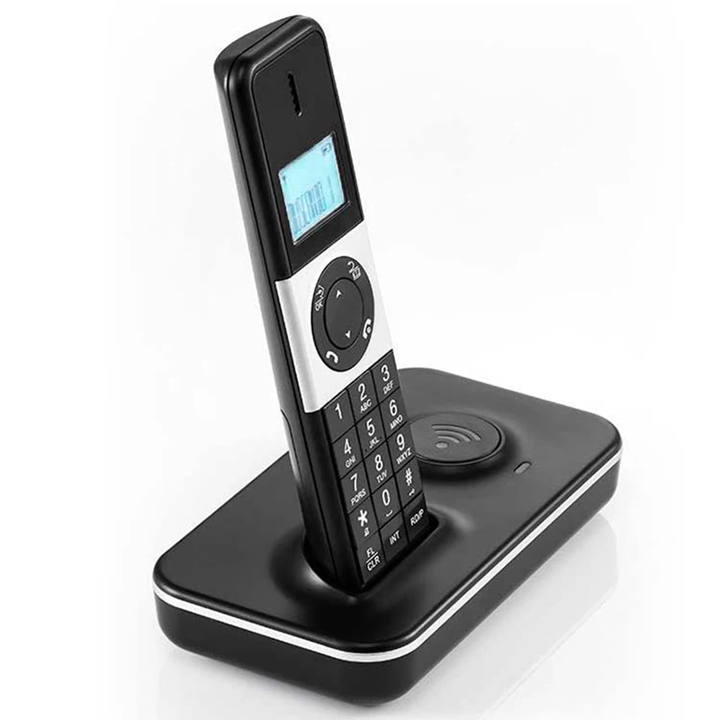 digital cordless telephone caller id hands free calling fixed phone home landline phone intercom and 16 languages home office free global shipping