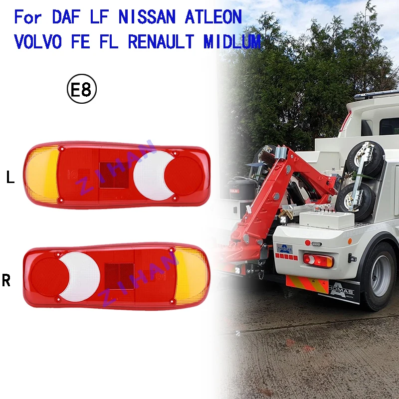 

1 pcs Stop Reverse Rear Light Tail Lights Lamp Cover Shell for VOLVO DAF LF45 LF55 for Nissan Cabstar for renault Mascott