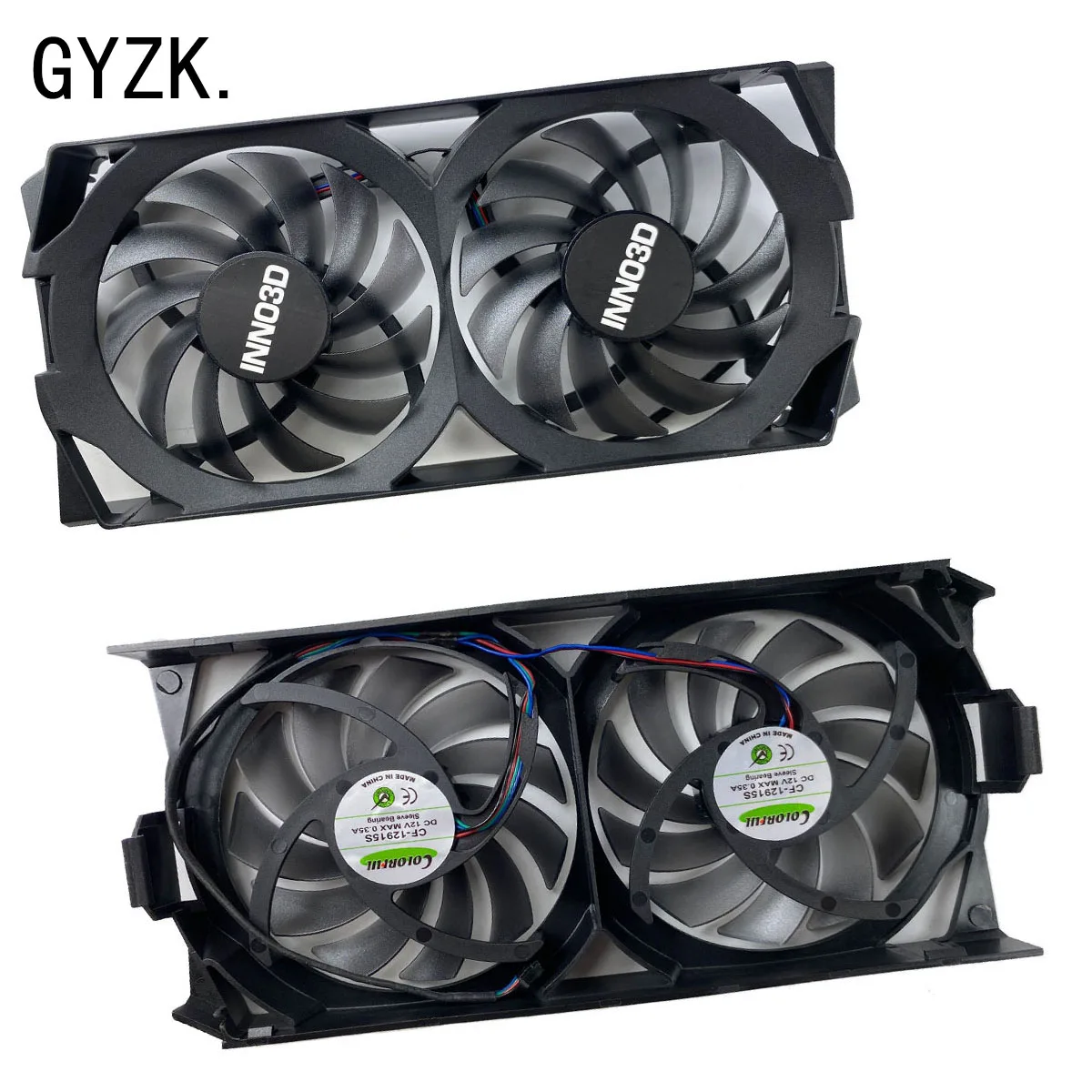 Новый сменный вентилятор для видеокарты INNO3D GeForce GTX460 550ti 560 560ti набор встроенных