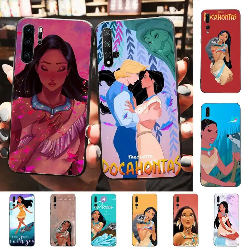 

Disney Pocahontas Cartoon Phone Case Soft Silicone Case For Huawei p 30lite p30 20pro p40lite P30 Capa