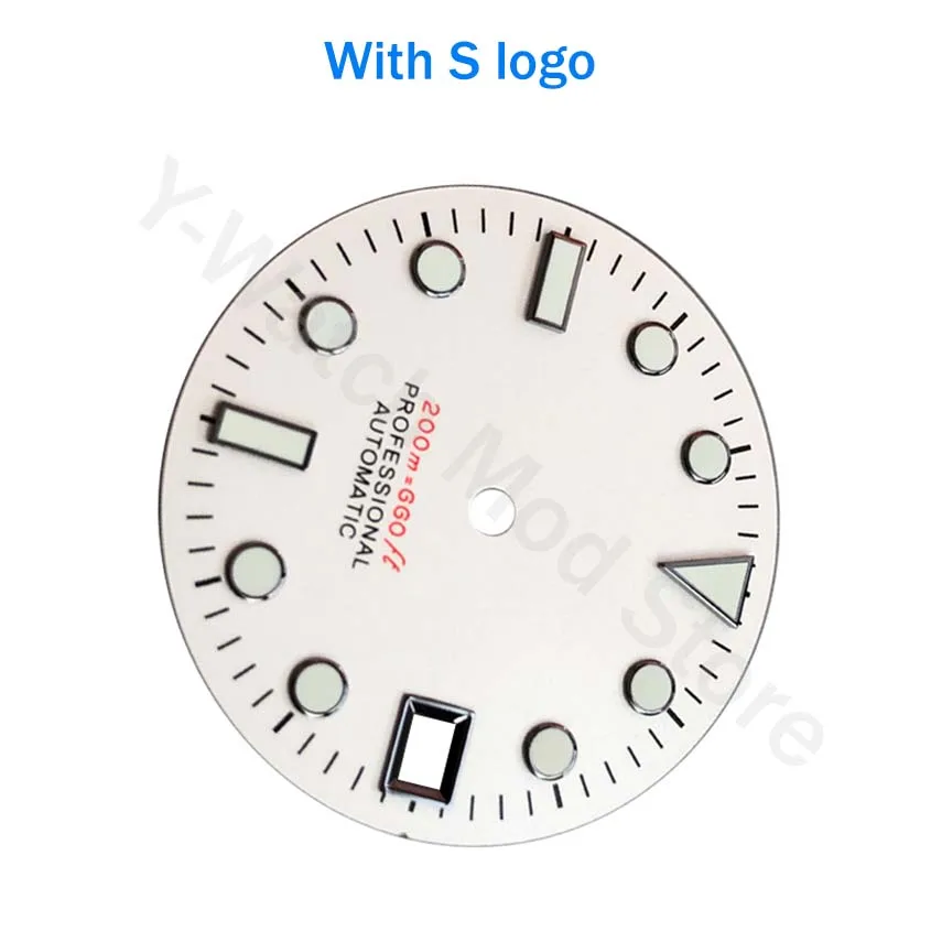 Фото 2022 Современные часы seiko-проспект с белым циферблатом NH35, больше движений Skx007/009, черепаха Абалон, 28,5 мм №2