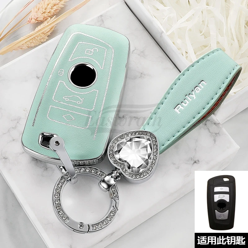 

Чехол для автомобильного ключа из алькантары, чехол для BMW 3/5/6/7 серии F20 F30 G20 f31 F34 F10 G30 F11 X3 F25 X4 I3 M3 M4 13