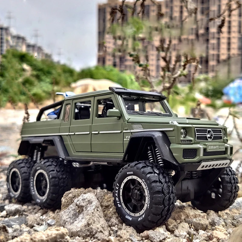 

1:28 G63 6X6 Tyre Off-Road Vehicle Alloy Car Diecasts & Toy Vehicles Car Model Off-Road Vehicle Car Toys For Children Gift