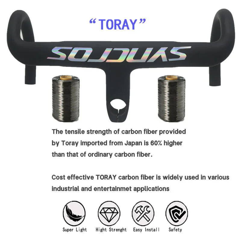 T1000 SYNCROS дорожный карбоновый Руль 28 6 мм 31 8 Встроенный руль кабина дорожного