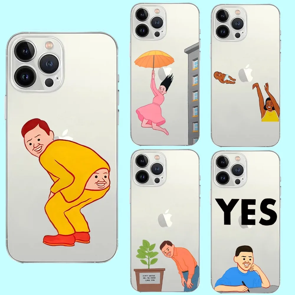 Joan Cornella Art Phone Case For Iphone 15 11 13 14 Pro Max 7 8 Plus X Xr Xs Se2020 12mini Transparent Cover