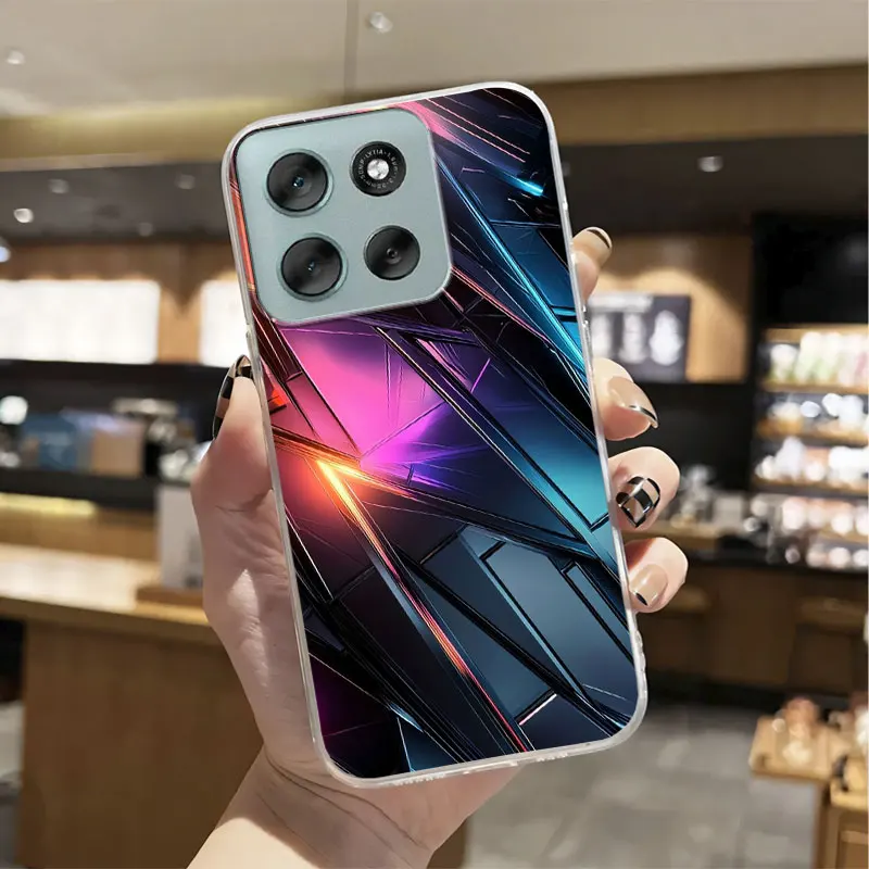 Для Motorola Moto G56 G86 5G чехол силиконовый мягкий чехол для телефона Moto G86 MotoG56 G 86 2025 XT2529 мраморный цветочный прозрачный принт Funda (art.: 3920d119cdc00) - 3920d119cdc00