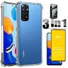 редми нот 11 про чехол для подушки безопасности чехол Redmi Note11 Pro case, силиконовый чехол Redmi Note 11 10 S 11S защитное стекло для Xiaomi 11T Pro 11 Lite 5g NE, чехлы Redmi Note 11 Pro чехол редми ноут 11 про