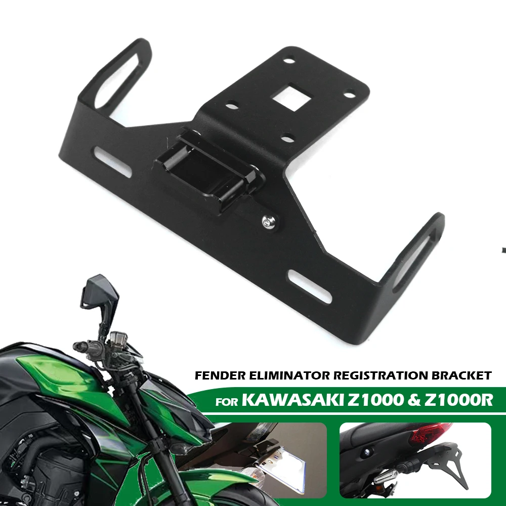

For KAWASAKI Z1000 Z1000R 2014 2015 2016 2017 2018 2019 Motorcycle License Plate Holder Tail Tidy Fender Eliminator Accessories