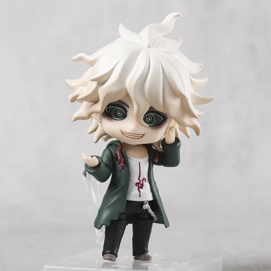 Фото Danganronpa 2580 Nagito Komaeda Q аниме фигурка модель игрушка изменение лица в сборе милые игрушки №3