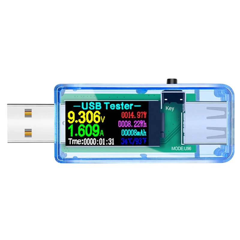 

USB Tester DC Digital Voltmeter Ammeter Voltage Ammeter Detector Mobile Power Charger Indicator