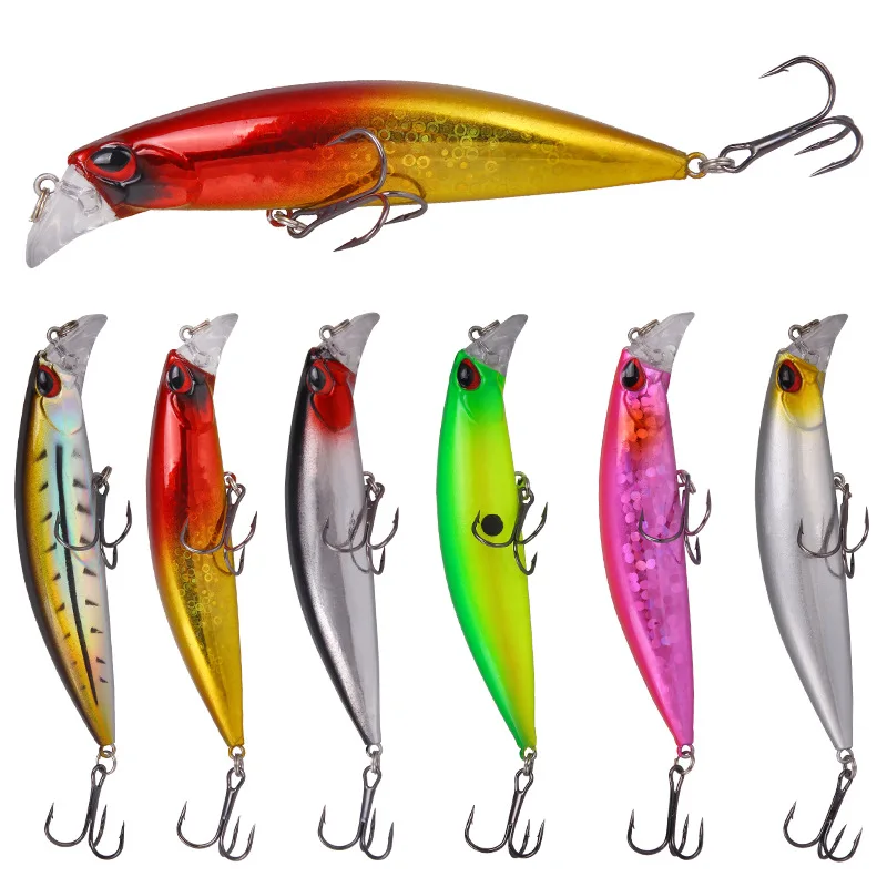 

1 Pcs Luya Baits Full Swimming Layer Laser Mino Bait 10.5cm / 29.5g Bionic Bait False Bait Fishing Tackle Products