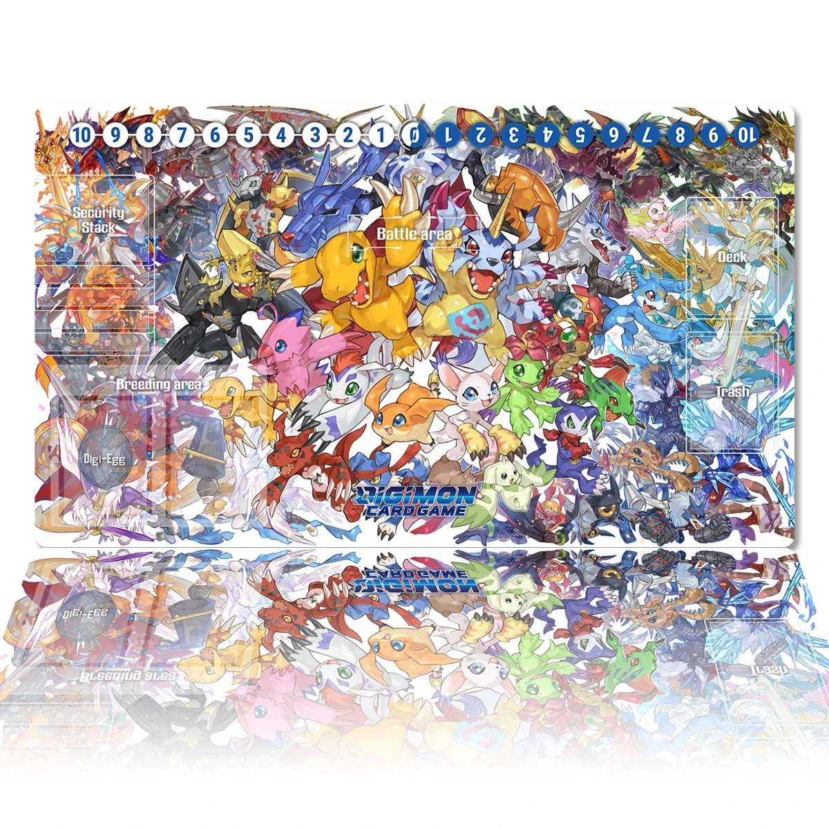 Digimon Playmat Gabumon Gomamon Agumon DTCG CCG Коврик для настольной игры торговых карточных игр
