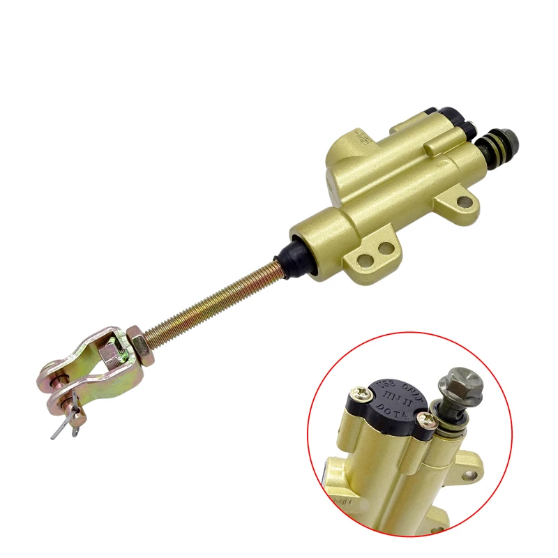 

Motorcycle Rear Foot Brake Pump Master Cylinder Pump For ATV Taotao Coolster Baja BMS Roketa Dirt Pit Bike Quad 50 90 110 125cc