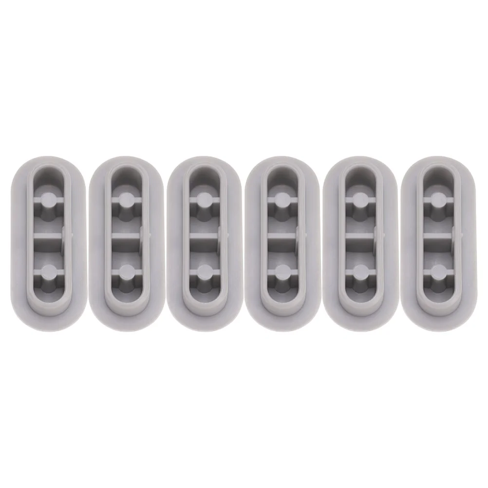 

6 Pcs Toilet Gasket Seat Cushioning Pads Self-adhesive Blanket Lifter Feet Universal Anti-slip Gaskets Plastic Mat Cover
