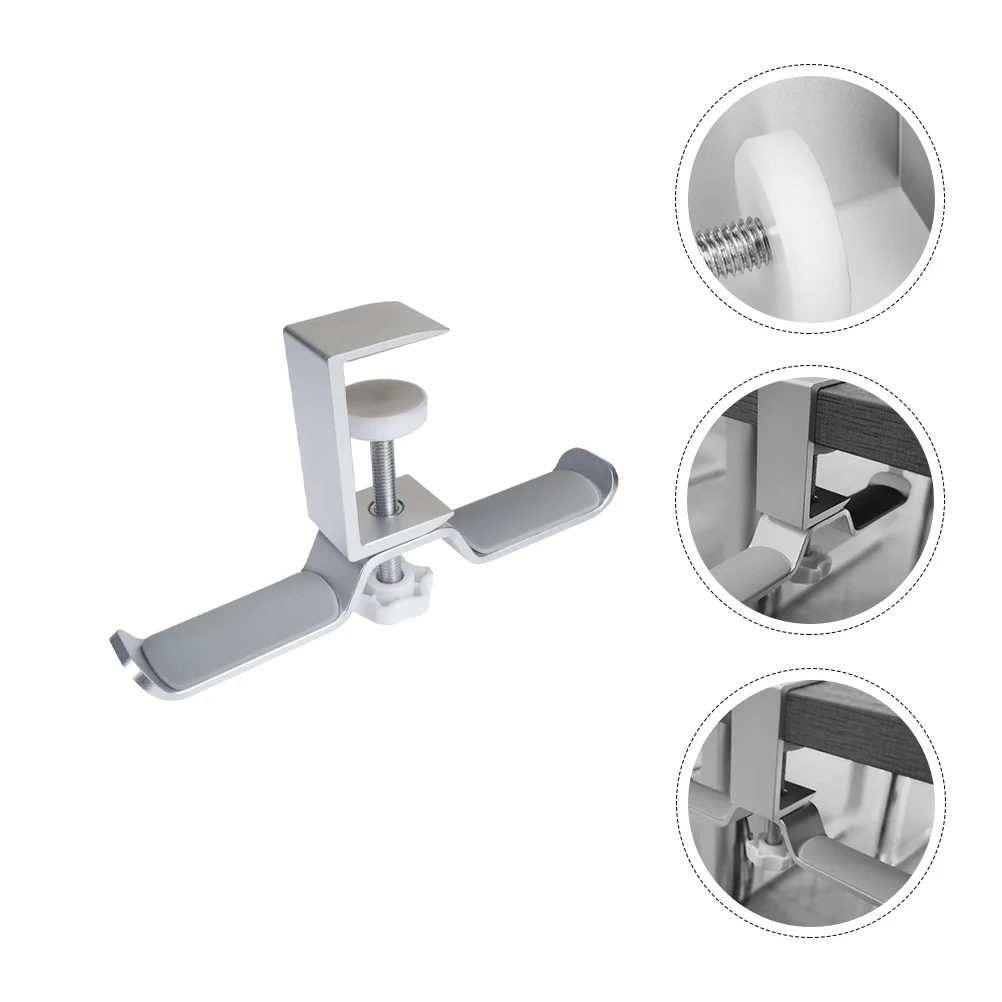 

Headphone Desk Headset Mount Stand Hangerholder Rack Gaming Pchook Display Mounted Dual Organizer Storage