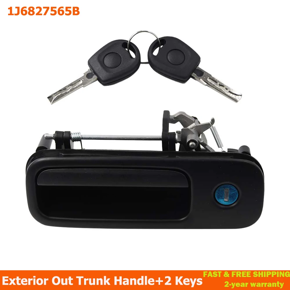 Задняя внешняя дверная ручка с замком для GOLF IV Lupo Seat Arosa 1997-2006 1J6827565B 1J6827297G