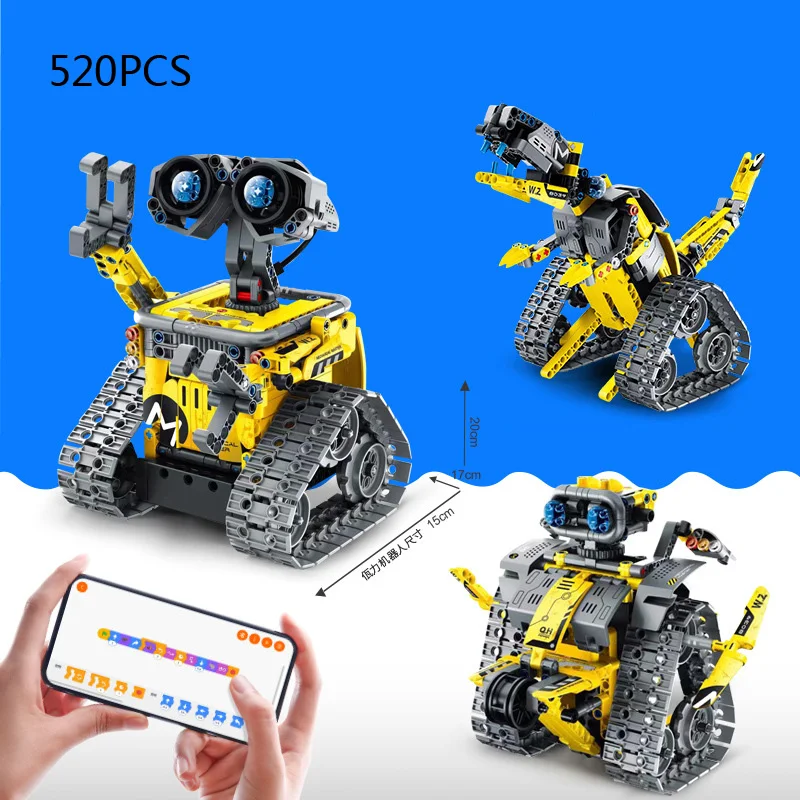 

Technical Rc Engineering Vehicle Moc Build Block 2.4ghz Remote Control Model Toy Robot Dinosaur Tyrannosaurus Rex 3in1 Brick