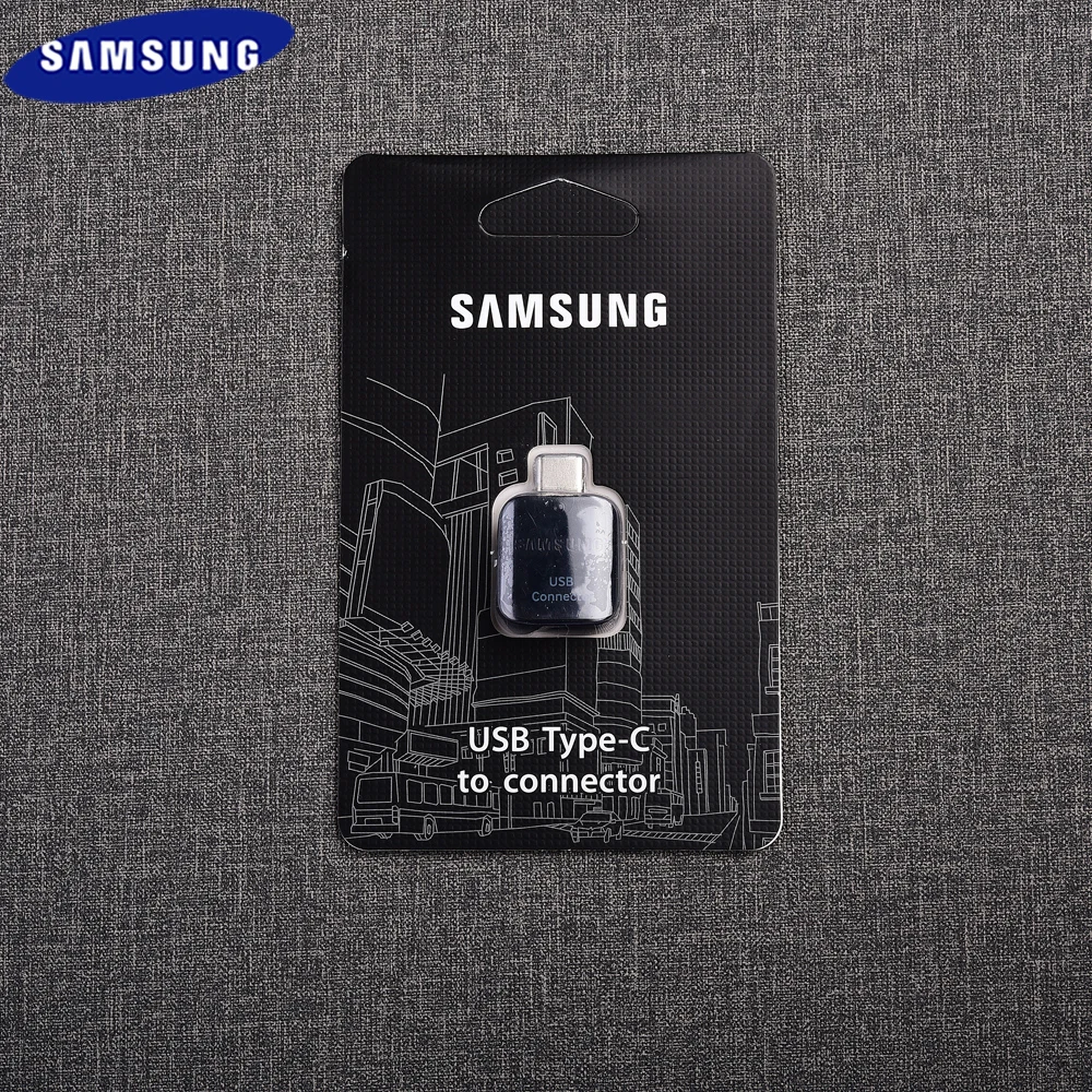 Оригинальный адаптер SAMSUNG USB Type-C OTG для Samsung Galaxy S22 S21 S20 Note 20 Ultra A80 поддержка