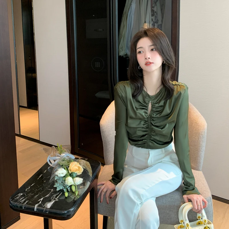 

Женская шикарная маленькая куртка Make French chic, Весенняя Новая модная индивидуальная шифоновая куртка в западном стиле без подкладки
