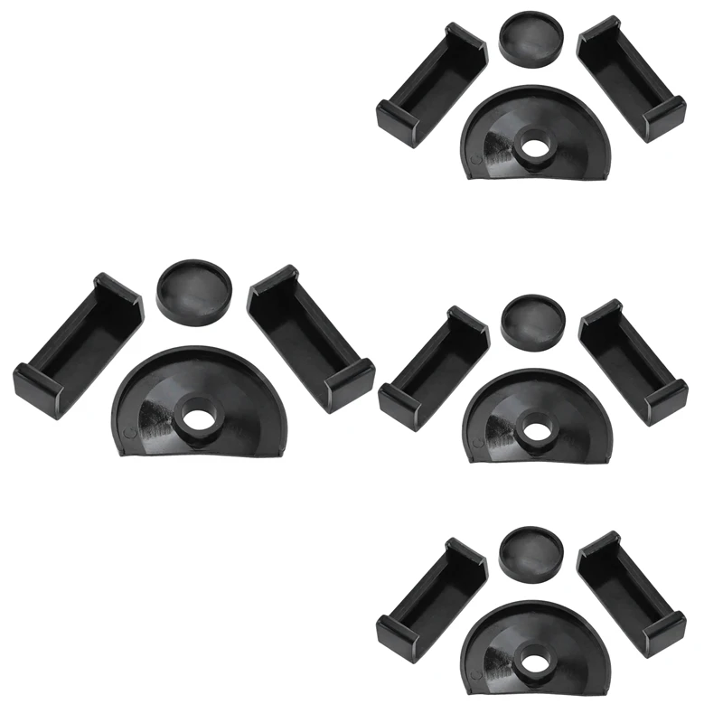 4Pcs/Set Bench Vise Rubber Pad 360 Degree Table Vice Protector Pads Clamp Anti-Slip Mat Accessories