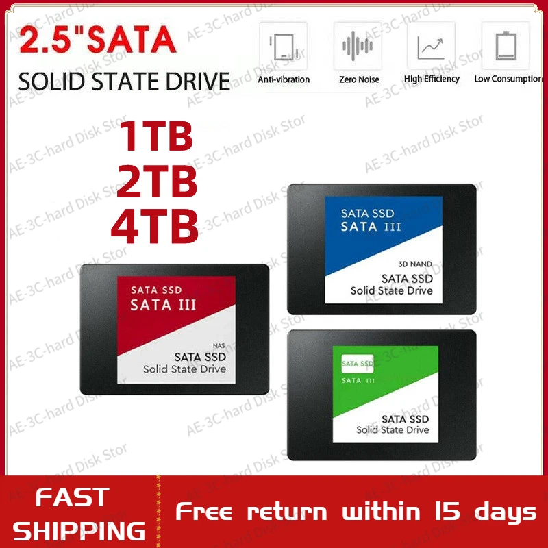 

Оригинальный портативный жесткий диск SSD 4/Φ 2,5 дюйма 4 ТБ Sata III жесткий диск для ноутбука Micro компьютера рабочего стола 1 ТБ Внутренний твердот...