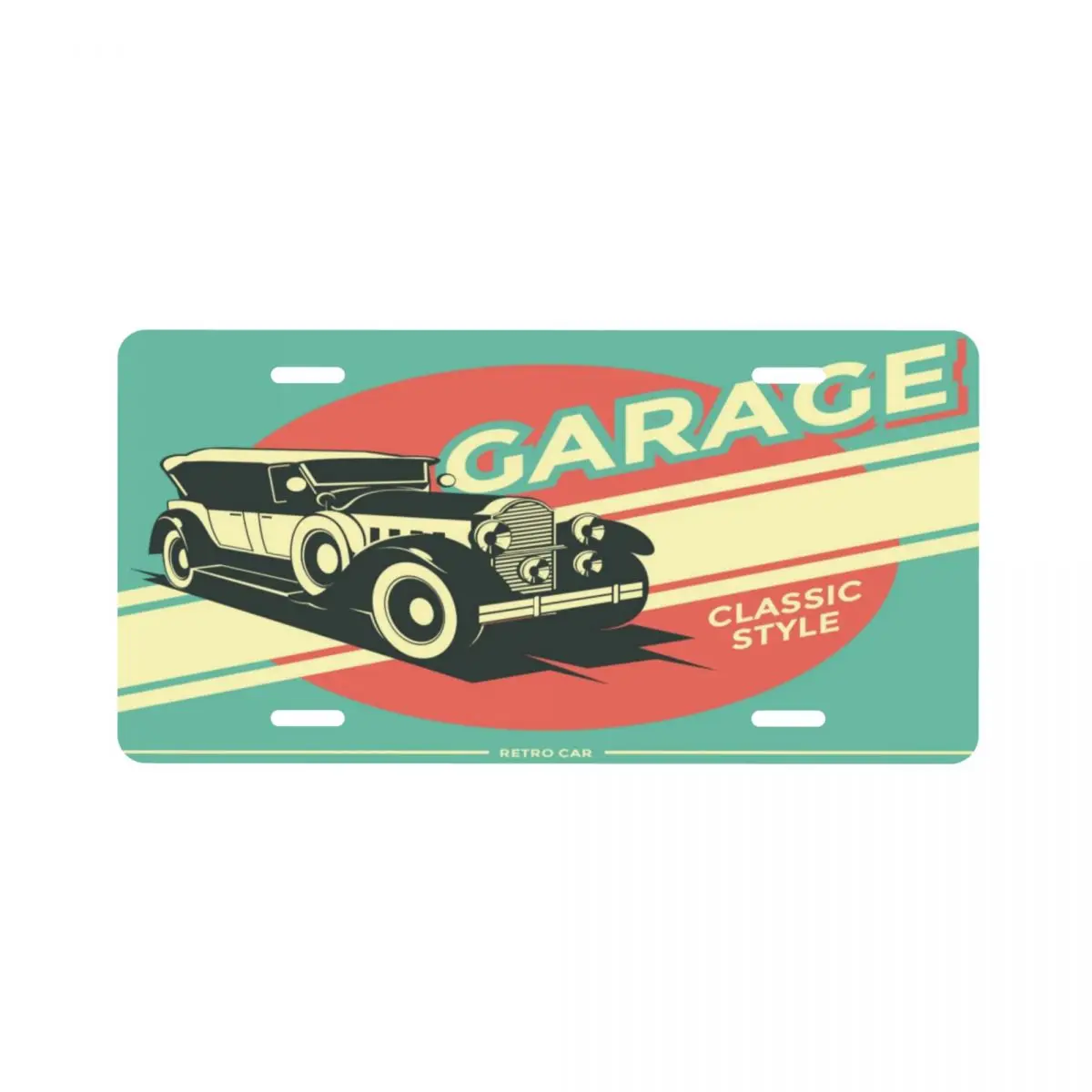 

Car Plate For Living Room bar Club Garage Wall Decoration 6inX12in Metal car license plate decoration