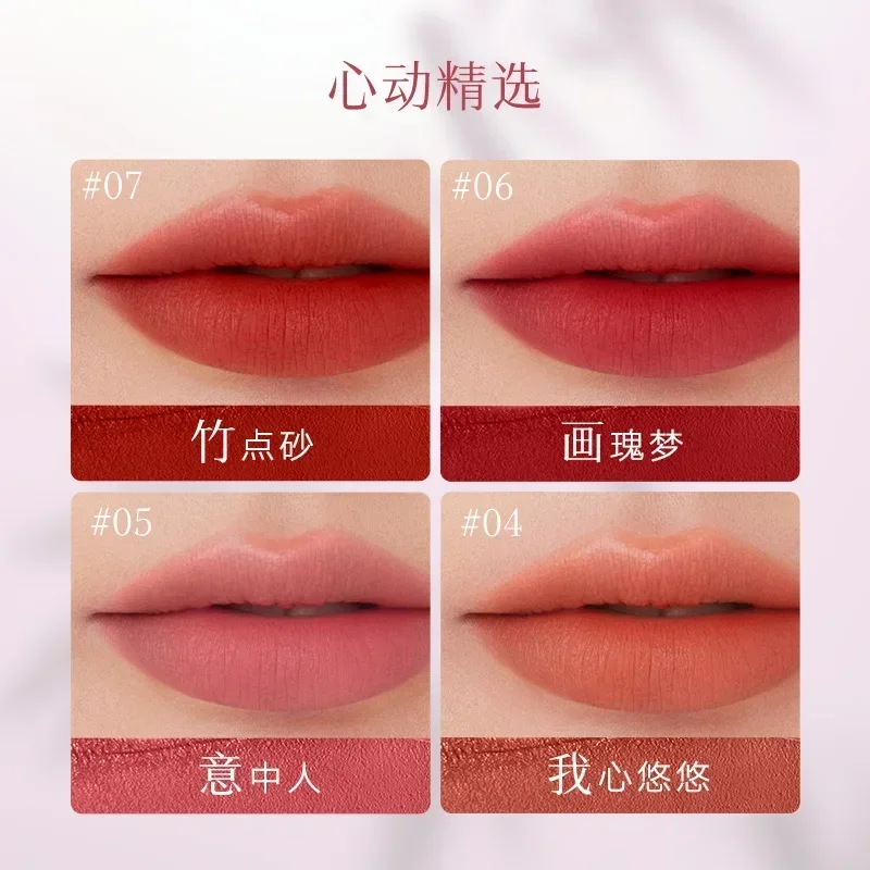 Judydoll Lipstick Solid Lip Glaze Velvet Matte Stick Whitening Long-Lasting Waterproof Silky Texture Korea Makeup Cosmetics