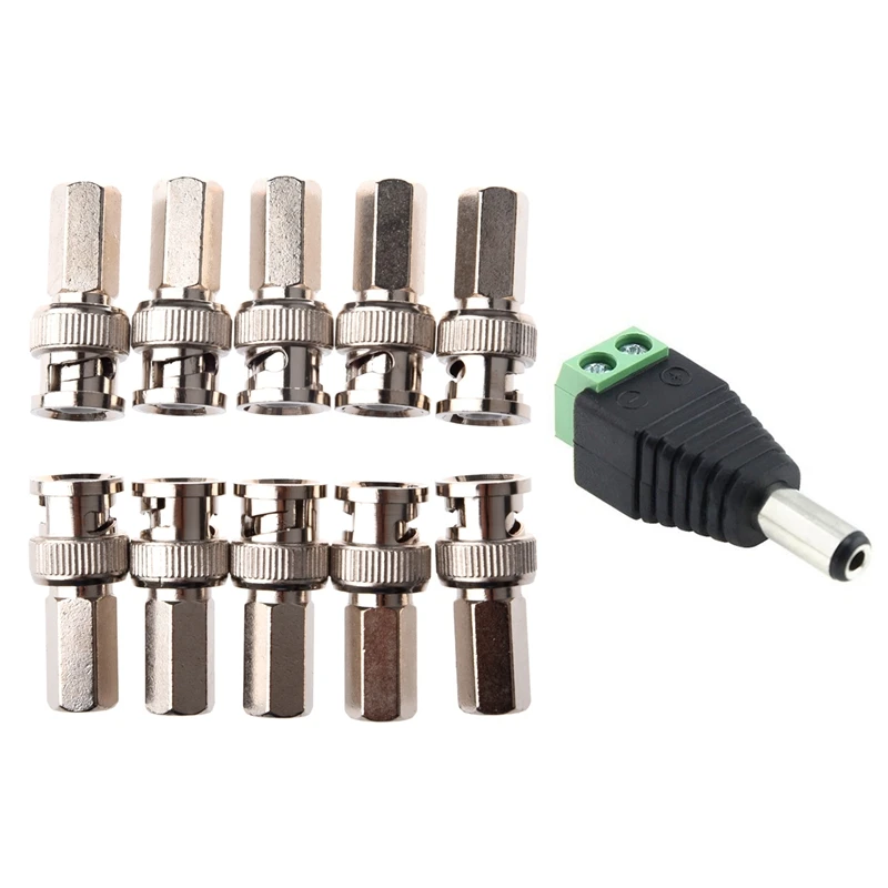 

10 шт., адаптер питания постоянного тока для камеры видеонаблюдения