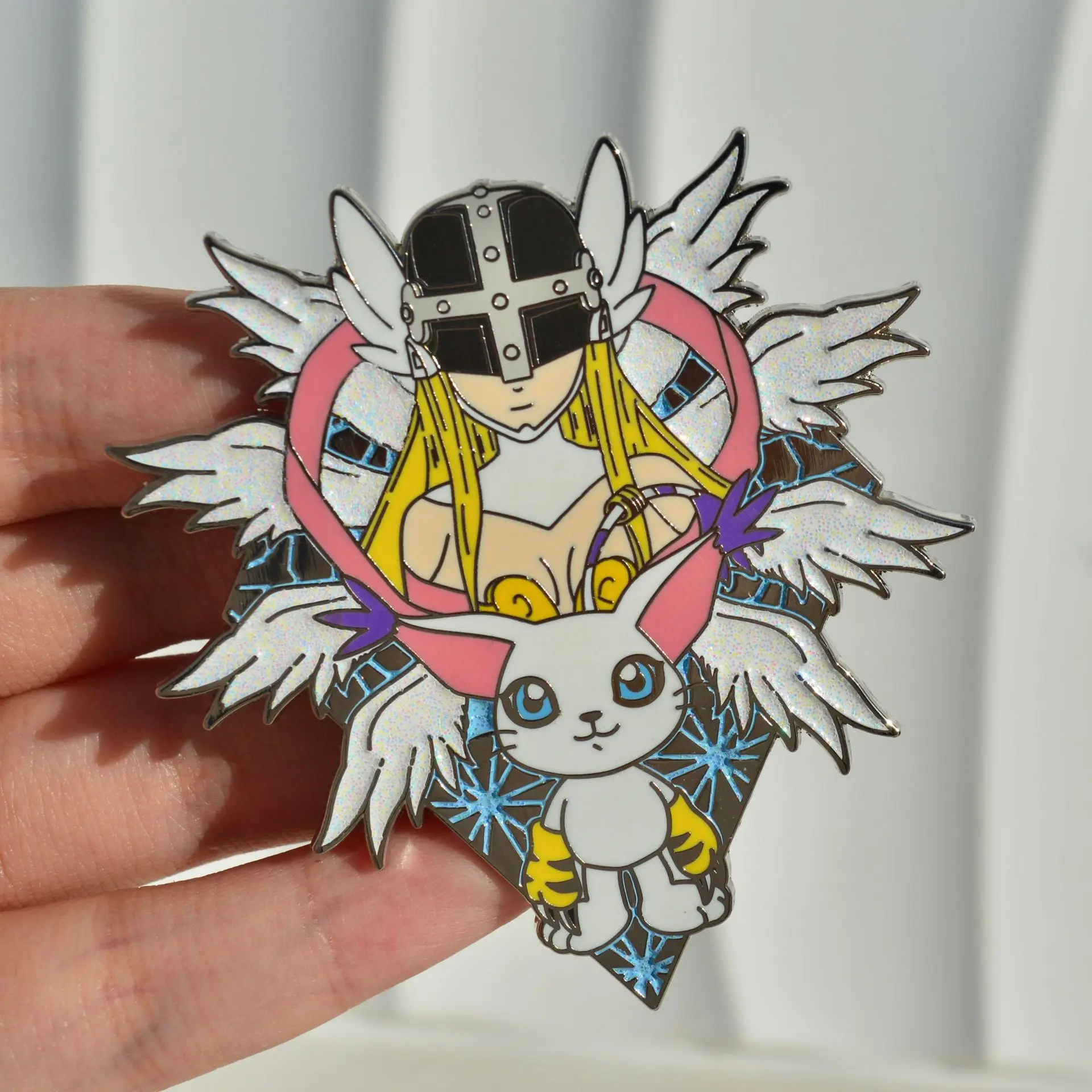Значки-пинсы Tailmon Angewomon, подвески Digimon Adventure, аниме-значки Digital Monster, броши для рюкзаков, одежды, лацканов, косплей-игрушки (art.: 3920db3fedf68) - 3920db3fedf68