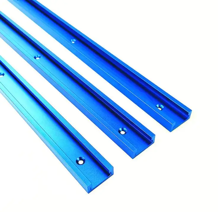 

800-1220MM Woodworking Chute Rail T-track T-slot Miter Track Jig T Screw Fixture Slot Table Saw Router Table DIY Tools