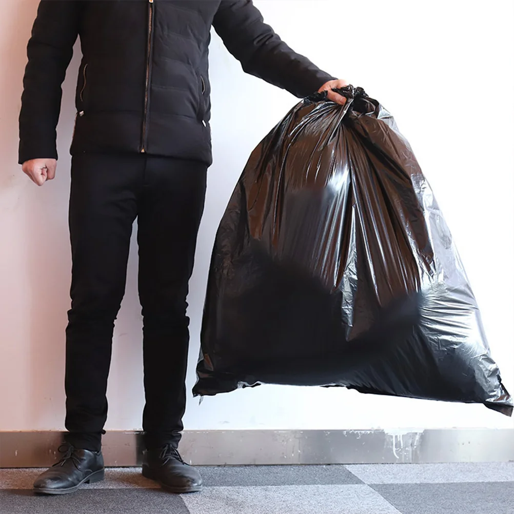 

50 Pcs Thickened Garbage Bags Rubbish Large Strong Rural Village Plastic