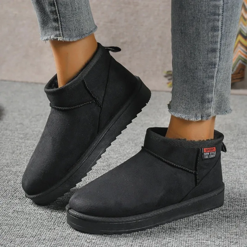 Botas de nieve gruesas y calientes para mujer классические удобные зимние модные новые botas moda nuevo 2024