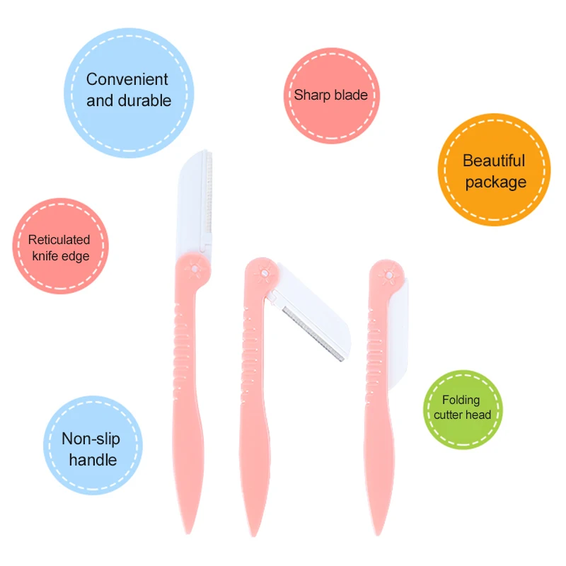 

HOT Eyebrow Trimmer Blade Shaver Portable Eyebrow Razor Hair Removal Cutters Eye Brow Epilation For Women Beauty Makeup Tools