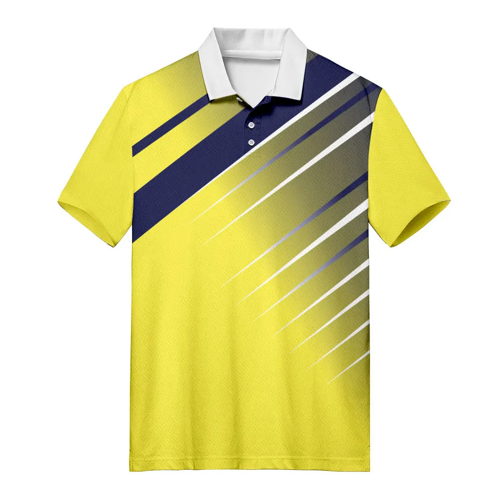 

3D трехмерный узор с перекрестными краями 21 лацкан короткий рукав рекламная повседневная спортивная рубашка с лацканами под заказ логотип н...