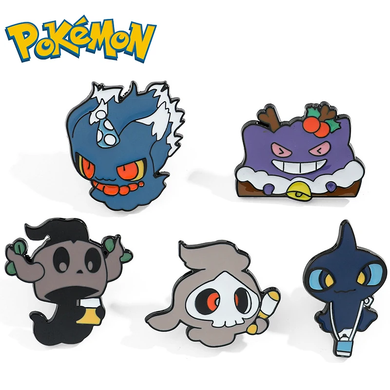 Эмалированная брошь в виде покемона Пикачу металлическая аниме-фигурка героев