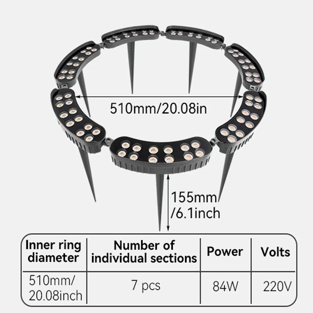 

Светодиодная лампа для обнимания деревьев IP65, 220В