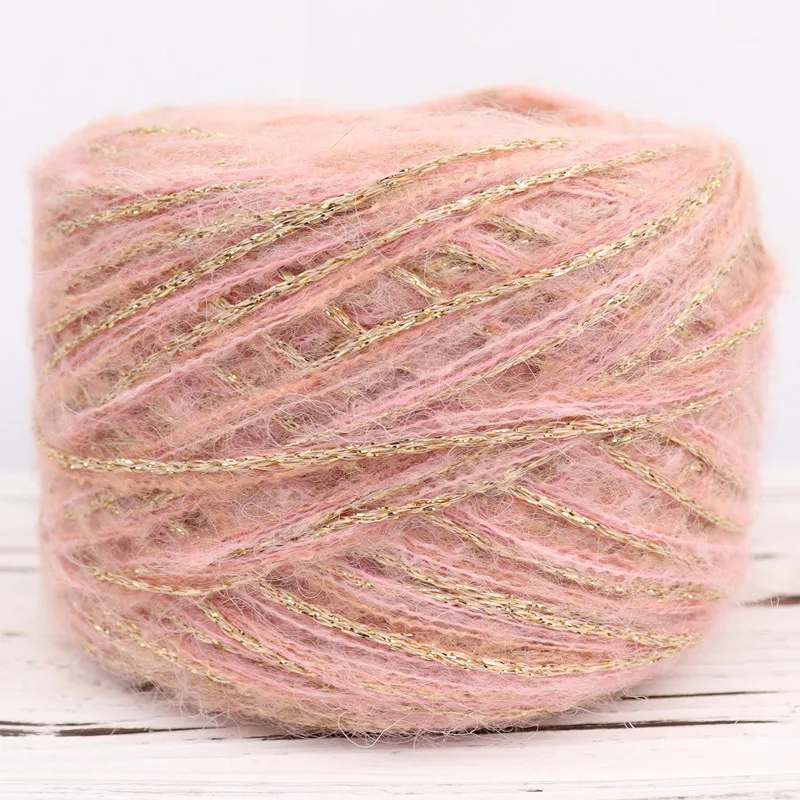 Яркая шелковая пряжа из ангоры для ручного вязания тонкая вязаная рубашка