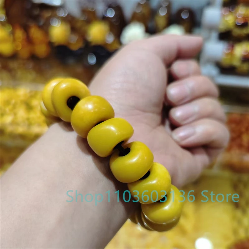 Натуральный Янтарный пчелиный воск взрывобезопасный старинный камень бусина