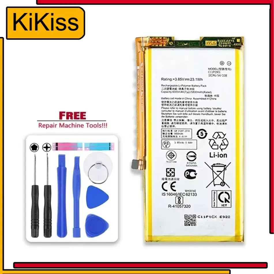 C11P1901 Аккумулятор для игрового телефона 6000 мАч ASUS ROG 2 ZS660KL I001DB