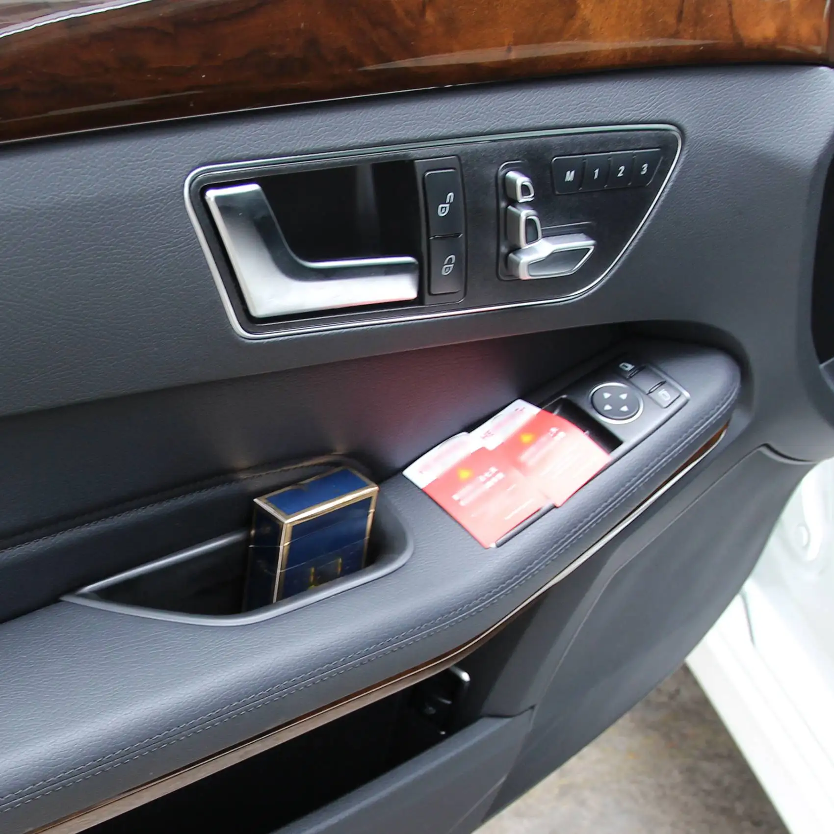 Для Mercedes Benz 2008-2015 E Class W212 дверная ручка контейнер поднос ящик для хранения